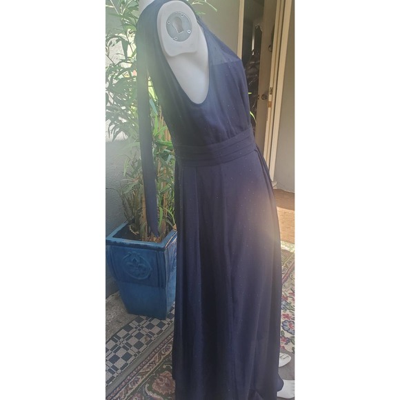 Hobbs Alexis Maxi Dress, Navy Blue, NWT Size 10* - Picture 13 of 14